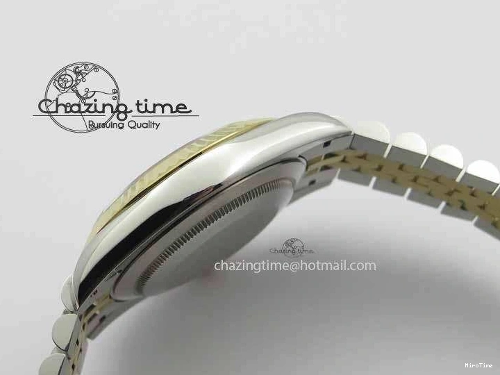 MiroTime 0501 DateJust II 41mm SS YG BP Maker Best Edition Silver Diam Dial On Jubilee Bracelet A Casual 3660